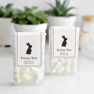 Easter Bunny Bait Mint Labels, Happy Easter Gifts for Friends, Easter Class Treats, Easter Party Favors Labels, Easter Basket Stuffers