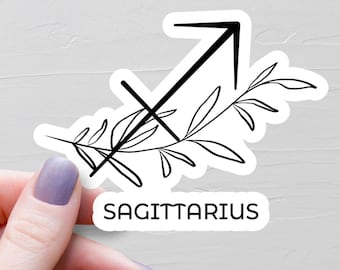 Sagittarius Sticker, Vinyl Zodiac Stickers, Sagittarius Gifts, Astrology stickers, Water Bottle Stickers, Horoscope Stickers - S231-243