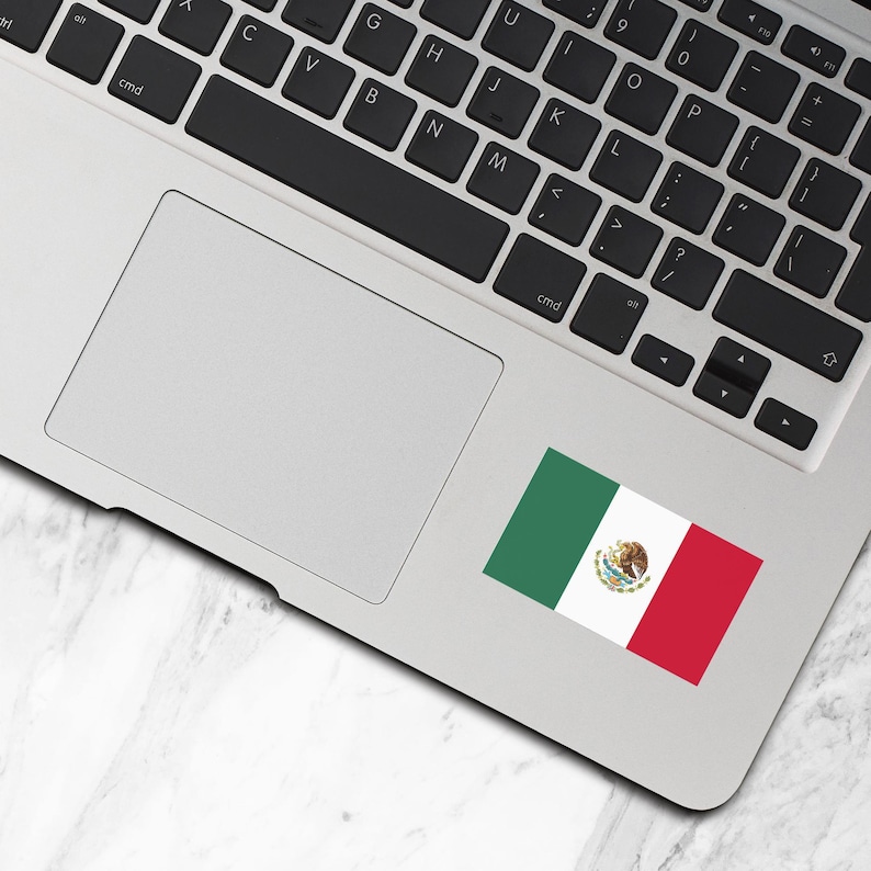 Mexico Flag Sticker, Vinyl Travel Stickers, Mexican Stickers, World Flags, Water Bottle Sticker, Laptop Decals, Luggage Sticker - F166 image 4
