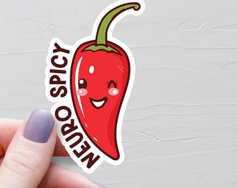 Neurospicy Sticker, Vinyl Stickers, Funny ADHD Stickers, Autism Stickers, Laptop Water Bottle Stickers, Neurodivergent Stickers - S204