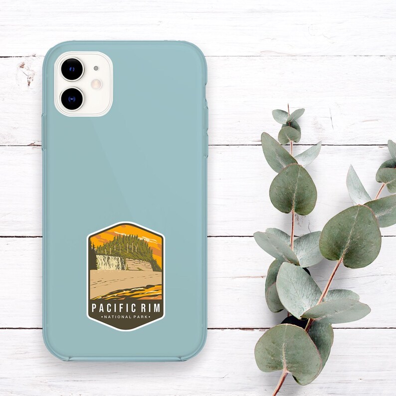 Pacific Rim National Park Sticker, Vinyl Travel Stickers, British ...