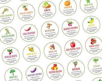 Etichette per conserve, etichette personalizzate per la cucina, conservazione di frutta e verdura, etichette per barattoli di vetro, etichette per marmellate fatte in casa, etichette per dispensa di casa
