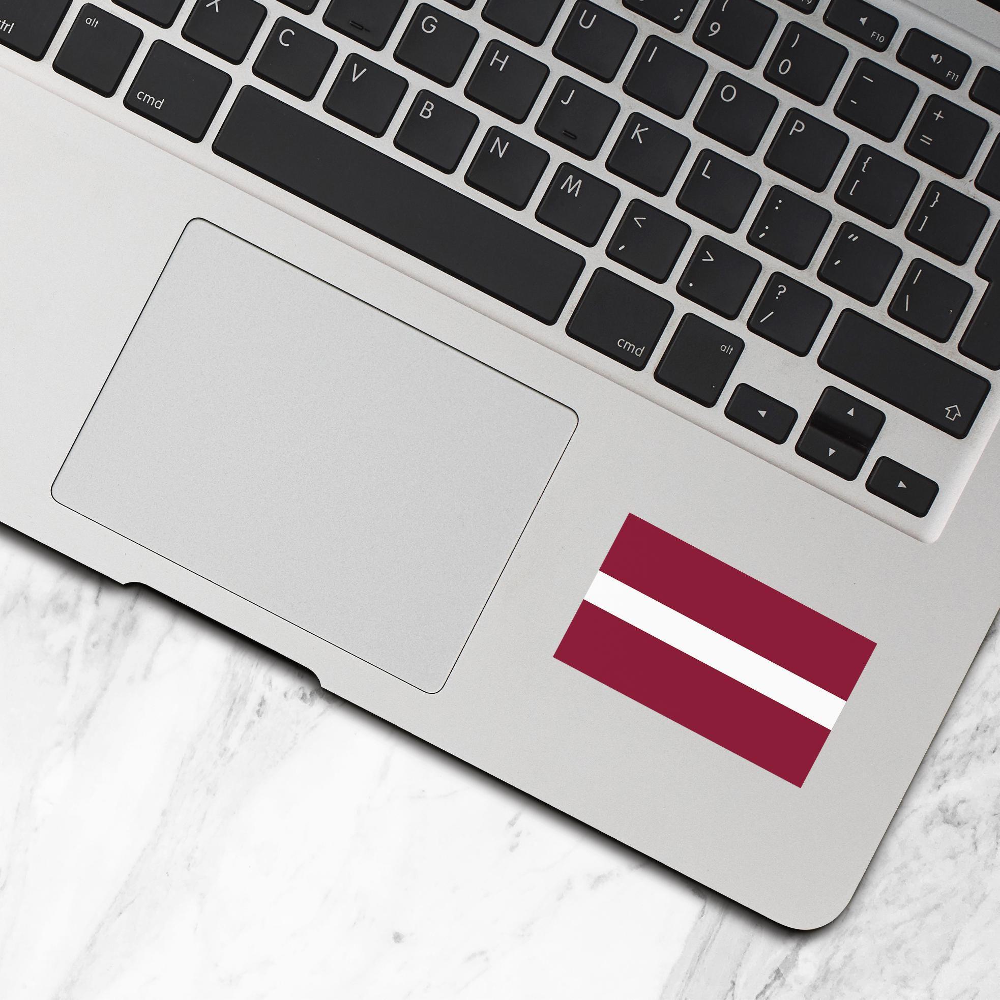Letna Sticker Latvia Flag Sticker, Vinyl Travel Stickers, Latvian Stickers, World ...