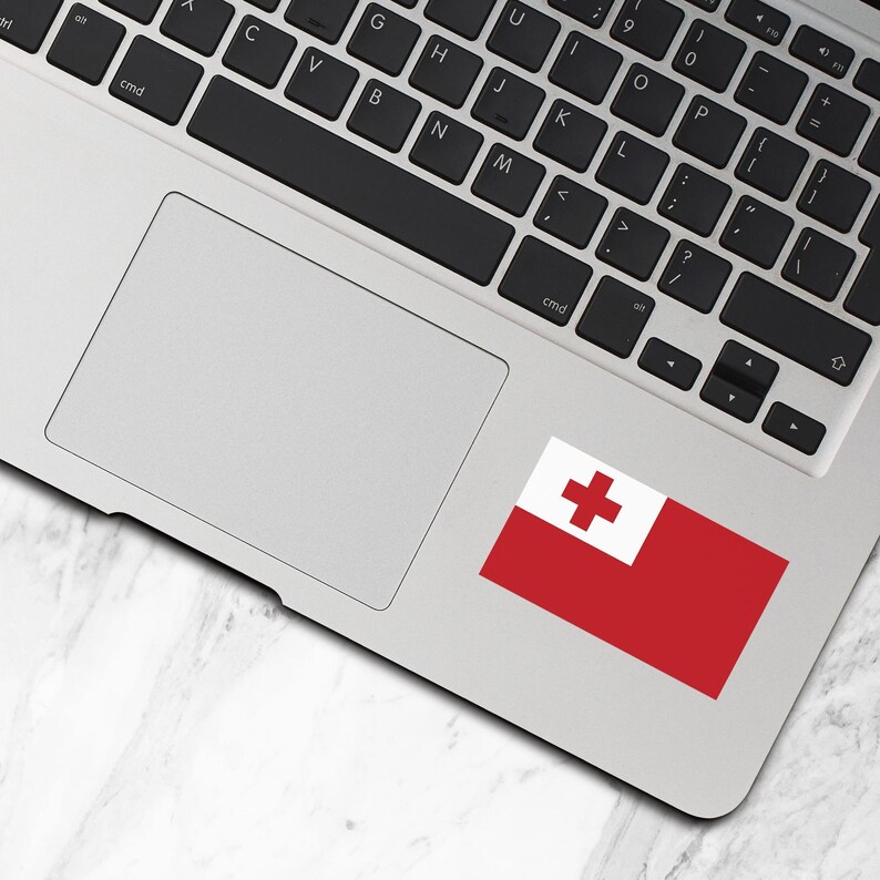Tonga Flag Sticker, Vinyl Travel Stickers, Tongan Flag, World Flags ...