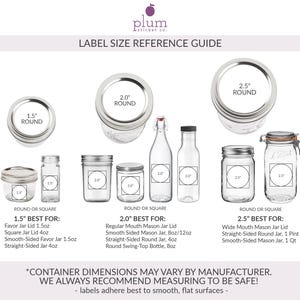 Christmas Canning Labels, Christmas Foodie Gift Labels, Mason Jar Lid Labels, Christmas Jam Labels, Canning Stickers, Canning Jar Labels image 8