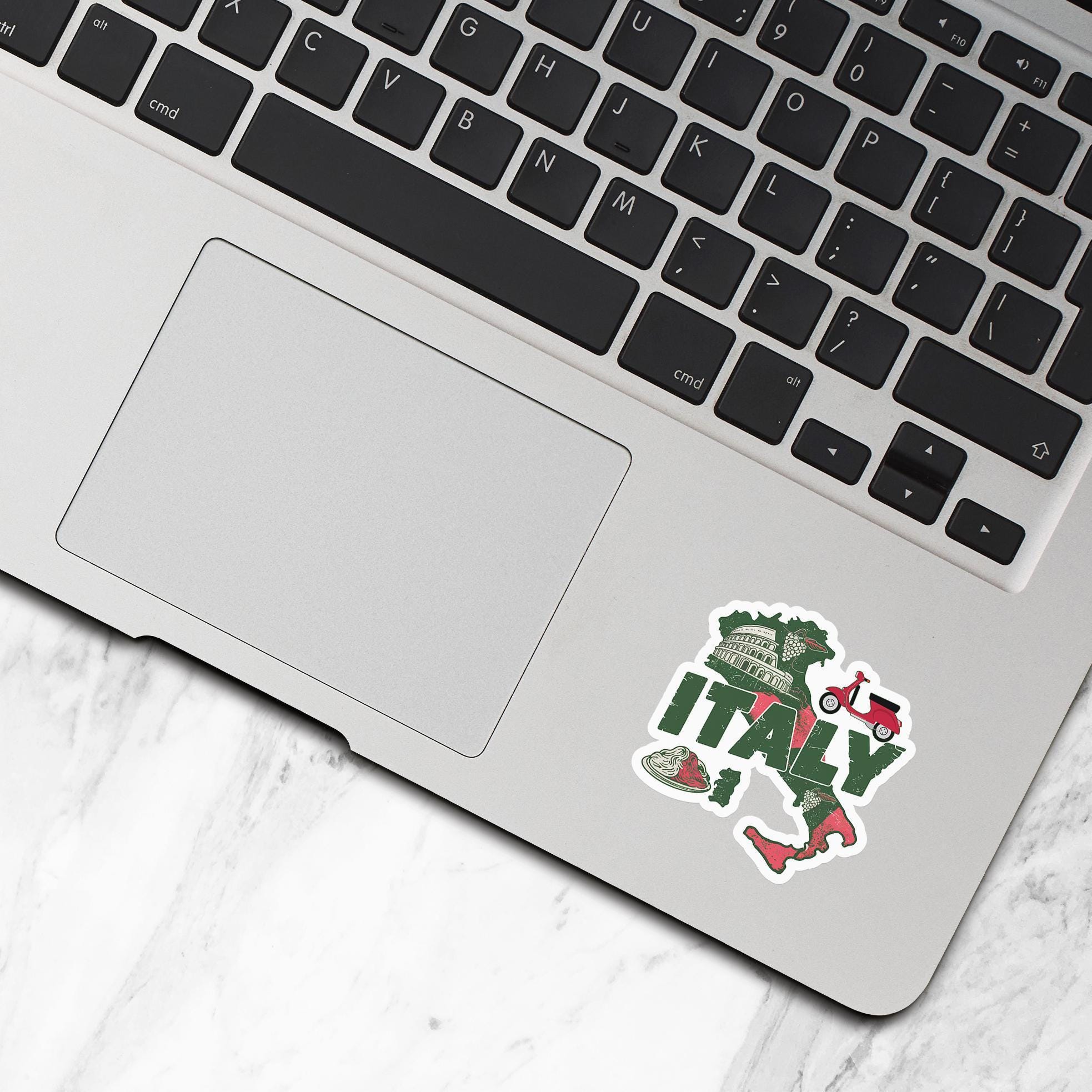 Italian Booth Sticker Italy Sticker, Vinyl Stickers, Italy Travel Stickers, Italy Map Sticker ...