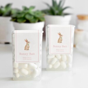 Easter Bunny Bait Mint Labels, Happy Easter Gifts, Easter Class Treats, Easter Party Favors Labels, Easter Basket Stuffers