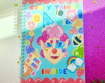 Clown Inspired Sticker Book: A5 Reusable Sticker Album