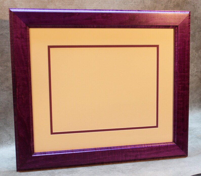 Purple Rain, Diploma Frame, Solid Tiger Maple, 8 12 x 11 image 4