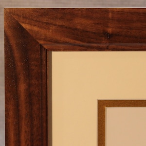 Urkundenrahmen, Walnuss, Traditionell, Office Decor, Home Office