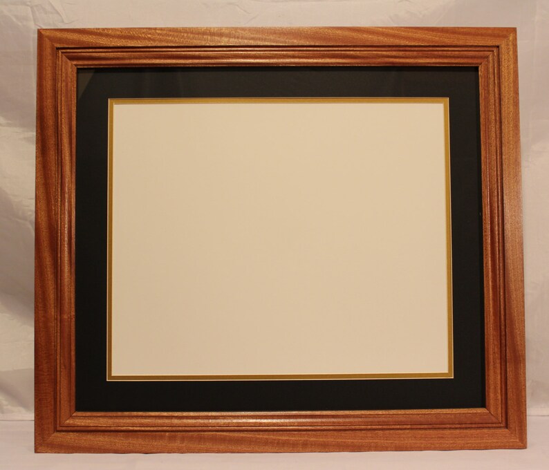 Solid Sapele Diploma Frame, 14 x 17 diploma, Professional Office Décor image 3