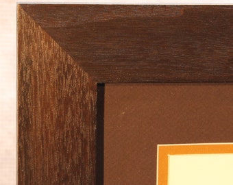 Set of 2 Diploma Frames, Solid Walnut, 8 1/2 x 11