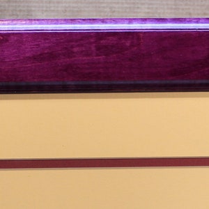 Purple Rain, Diploma Frame, Solid Tiger Maple, 8 12 x 11 image 3