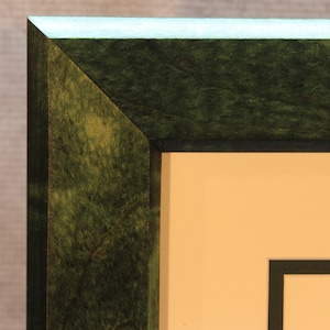 Gorgeous Green, Tiger Maple, Diploma Frame, 8 1/2 x 11