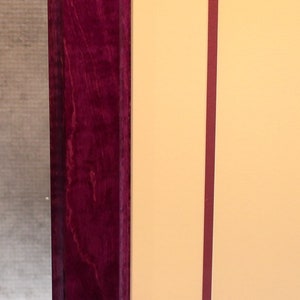 Purple Rain, Diploma Frame, Solid Tiger Maple, 8 12 x 11 image 6
