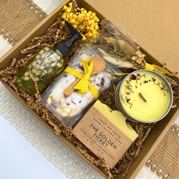 Spa Gift Box| Gift Basket for Women| Spa Gift Set| Self Care Gift Box| Care Package for Her| Thinking of You Gift| Mother's Day Gift Box|