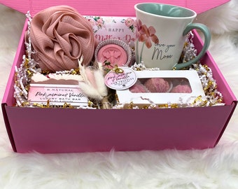 Mother's Day Gift Box| Spa Gift Box| Spa Gift Set| Self Care Gift Box| Elegant Gift Box| Boujee Gift| Gift for Grandma| Gift Basket for Her