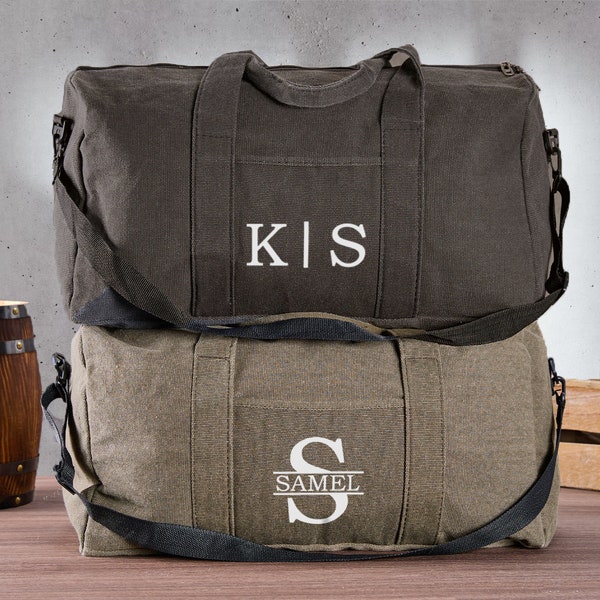 Travel Duffel Bag, Monogrammed Weekend bag, Groomsmen Duffel Bag, Groomsmen Gifts, Personalised Bag Duffle Bag, Groomsmen Bag Personalized