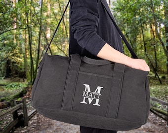 Personalisierte Duffle Bag Geschenke für den Trauzeugen Duffle Bag Monogrammierte Weekender-Taschen Groomsmen, Groomsmen Bag Personalisiert, Men Duffle Bag für ihn