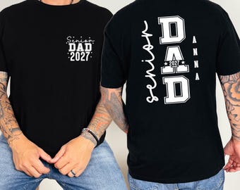 Custom Senior Dad 2027 Shirt, Family Members Graduation Tee