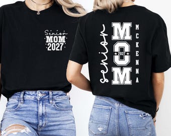 Senior Mom 2027 Shirt, Graduation Family Matching Tee, Grad Sunrise Shirt