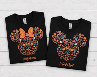 Personalized Halloween Disney Trip Shirt, Día de Los Muertos Sweatshirt, La Catrina Day Tee