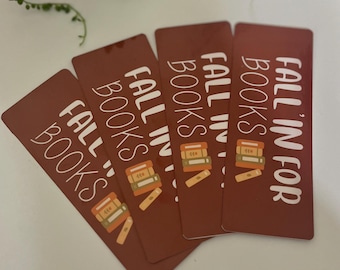 Fall'in for books - Bookmark