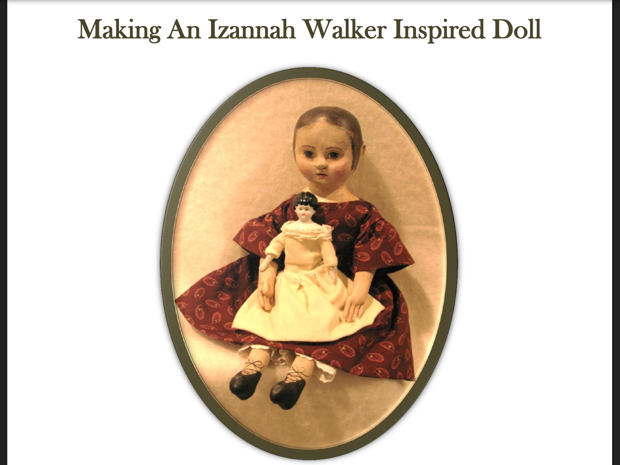 Izannah Walker Doll - Etsy