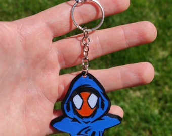 Spiderman Miles Morales Keychain 3D Printed