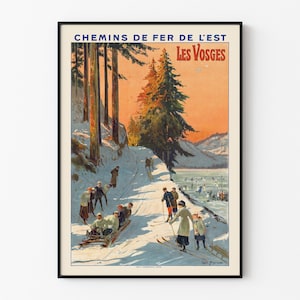 Les Vosges | Reproduction d’affiche ancienne