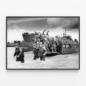 Affiche d'entraînement amphibie des GIs - Seconde Guerre mondiale