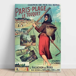 Le Touquet Paris-Plage | Reproduction of old poster