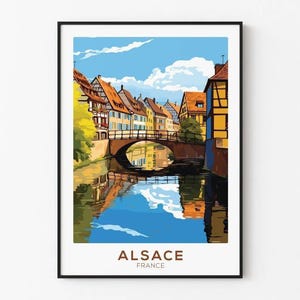 Vintage Alsace Poster