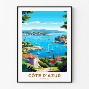 Vintage Côte d'Azur Poster