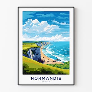 Horizonte normando | cartel de viaje