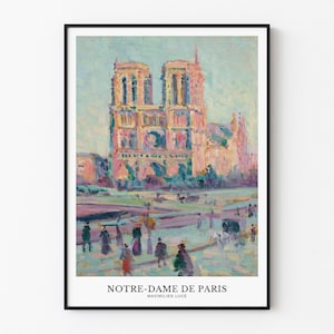 Quai Saint-Michel und Notre-Dame, 1901 – Maximilien Luce | Neoimpressionismus