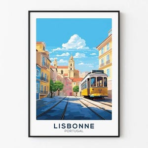 Vintage Lisbon Poster