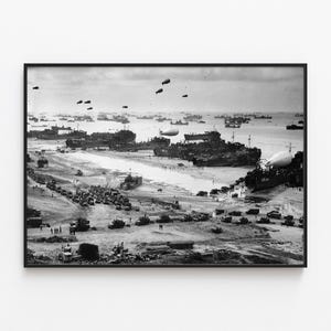 Vintage D-Day Poster – Historische van Normandische Landingen