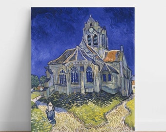 Decoración artística - La iglesia de Auvers-sur-Oise de Vincent Van Gogh