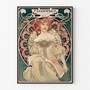 "Champenois Stampatore-Editore" (1898) di Alphonse Mucha