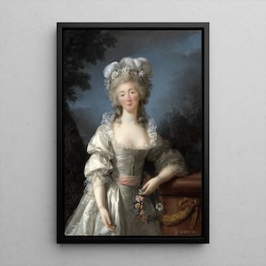 Quadro Marie Antoinette e i suoi figli al Trianon di Adolf Ulrik Wertmüller | Stampa d'arte
