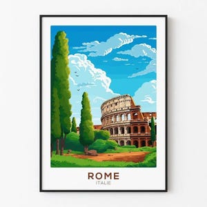 Vintage Rome Poster