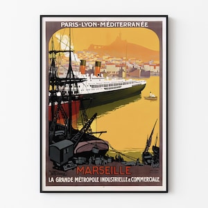Marseille | Reproduction of old poster