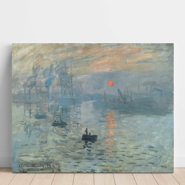 Reproduction de tableau - Impression, Soleil Levant par Claude Monet