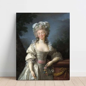 Tableau Tableau Madame du Barry - Elisabeth Louise Vigee Le Brun | Reproduction