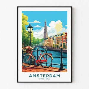 Vintage Amsterdam Poster