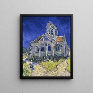 Affiche Auvers-sur-Oise - Van Gogh Kunstwerk | Vintage Reproduktion