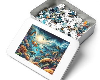 Legpuzzel 'Onderwaterwonderen'-puzzel: ontdek de oceaancharme thuis! (252 stuks)