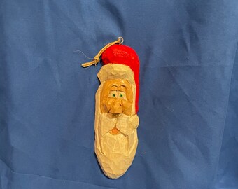 Hand carved Santa