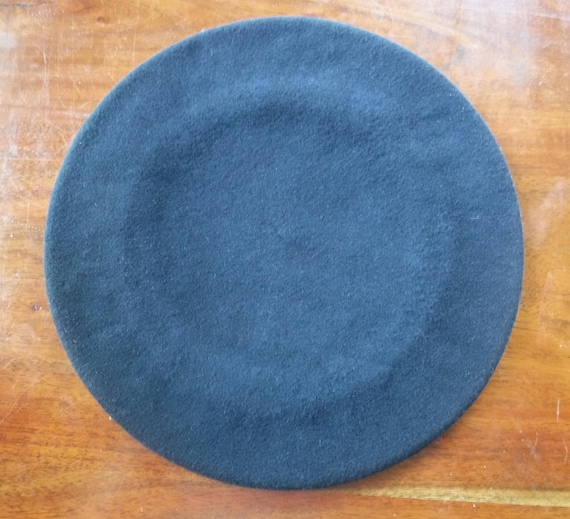 Black Beret, Black Wool Beret, Black Hat, Shandon… - image 4